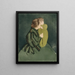 Mother Peasant and Her Child - Mary Cassatt — framed artwork on a wall