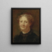 Portrait of Mrs. Cortier - Mary Cassatt — framed artwork on a wall