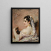 Roman Girl - Mary Cassatt — framed artwork on a wall