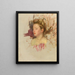 Sketch of Antoinette - Mary Cassatt — framed artwork on a wall