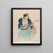 The Banjo Lesson - Mary Cassatt — framed artwork on a wall