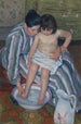 The child's bath - Mary Cassatt — artwork view