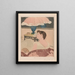 La lampe (Conflit de cas) - Mary Cassatt — framed artwork on a wall