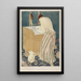 Woman Bathing - Mary Cassatt — framed artwork on a wall