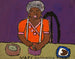 Woman preparing dinner - Mary Frances Gathings — artwork view