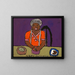 Woman preparing dinner - Mary Frances Gathings — framed artwork on a wall