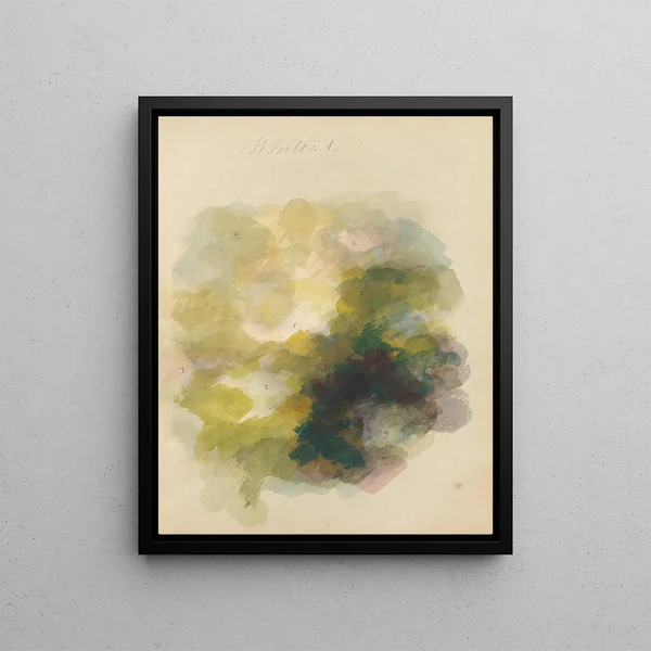White Painting - Mary Gartside — framed artwork on a wall