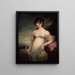A young woman - Mary Green — framed artwork on a wall
