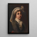 Portrait of a Girl - Mary Henry — framed artwork on a wall