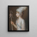 Portrait of Lady Caroline Anne Brudenell-Bruce - Mary Hoare — framed artwork on a wall
