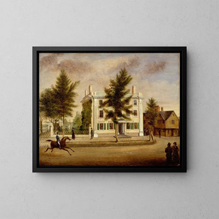 Maison Derby, 70 Washington Street, Salem, Massachusetts - Mary Jane Derby — framed artwork on a wall