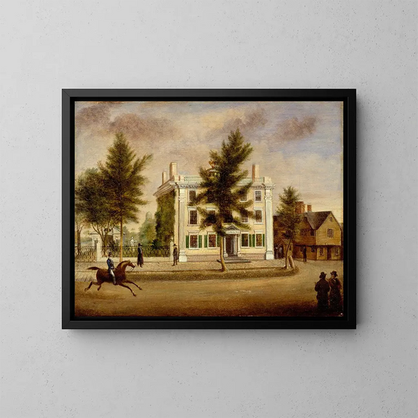 Maison Derby, 70 Washington Street, Salem, Massachusetts - Mary Jane Derby — framed artwork on a wall