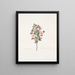 Rosehip Bush Painting - Mary Lawrance — framed artwork on a wall
