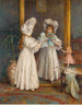 Playing with her dolls - Mary Lightbody Gow — artwork view