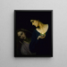 La nuit et sa fille dorment - Mary Lizzie Macomber — framed artwork on a wall