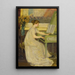 Young girl playing the harpsichord - Mary Louise Fairchild — artwork view