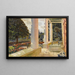 La Terrasse du domaine MacMonnies à Giverny - Mary Macmonnies Low — framed artwork on a wall