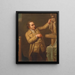 Joseph Nollekens - Mary Moser — framed artwork on a wall