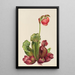 Sarracénie pourpre commune Sarracenia purpurea venosa - Mary Vaux Walcott — framed artwork on a wall