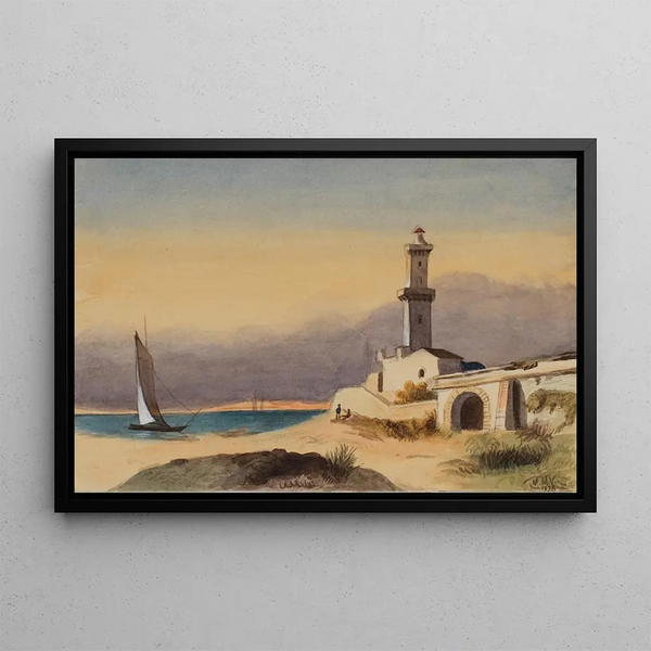 Landscape - Mary Vaux Walcott — framed artwork on a wall