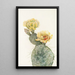 Prickly Pear Missouri Opuntia polyacantha - Mary Vaux Walcott — framed artwork on a wall