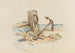 Mooring and anchor - Mary Vaux Walcott — artwork view
