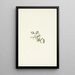 Companion leaning Lychnis apetala - Mary Vaux Walcott — framed artwork on a wall