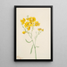 Psilostrophe sparsiflora - Mary Vaux Walcott — framed artwork on a wall