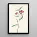 Epilobe à larges feuilles - Mary Vaux Walcott — framed artwork on a wall
