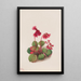 Schizocodon soldanelloides - Mary Vaux Walcott — framed artwork on a wall