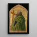 Saint Andrew - Masaccio — framed artwork on a wall