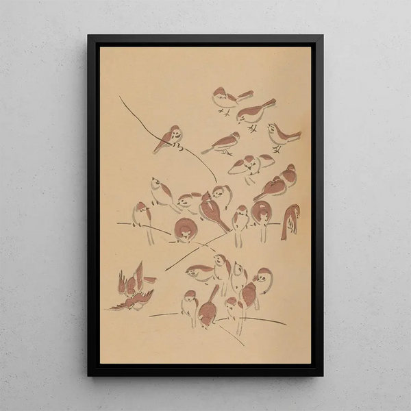 Choju ryakugashiki Pl24 - Masayoshi Kitao — framed artwork on a wall