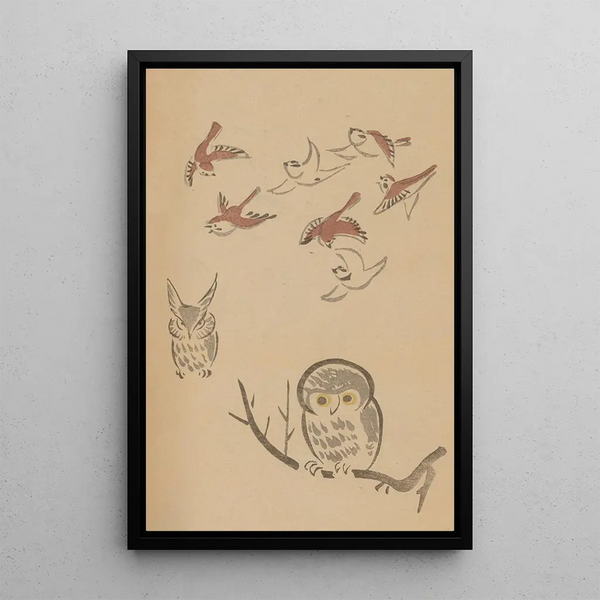 Choju ryakugashiki Pl25 - Masayoshi Kitao — framed artwork on a wall