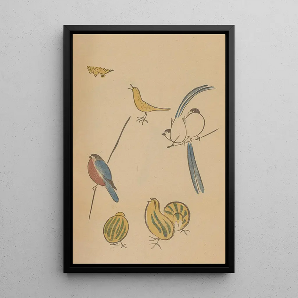 Choju ryakugashiki Pl29 - Masayoshi Kitao — framed artwork on a wall