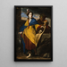 Judith with the head of Holofernes - Massimo Stanzione — framed artwork on a wall