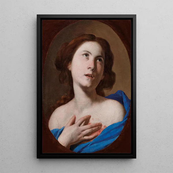 Sainte Agathe - Massimo Stanzione — framed artwork on a wall