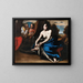 Susanne et les vieillards - Massimo Stanzione — framed artwork on a wall