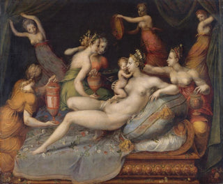 La Naissance de Cupidon - Maître de Flora — artwork view