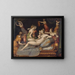 La Naissance de Cupidon - Maître de Flora — framed artwork on a wall