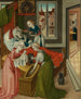 The Birth of the Virgin - Master of the Triptych of the Crucifixion — artwork view