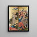 L'agonie dans le jardin et l'arrestation du Christ - Master of the Middle Rhine — framed artwork on a wall