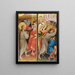 The Christ before Pilate The Carrying of the Cross - Master of the Middle Rhine — framed artwork on a wall