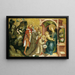L'Adoration des Mages - Master of the Middle Rhine — framed artwork on a wall