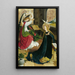 L'Annunciation - Master of the Pfullendorf Altar — framed artwork on a wall