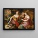 Loth et ses filles - Maître du Fils Prodigue Flamand — framed artwork on a wall