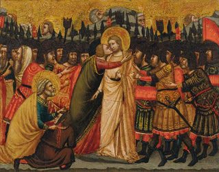 La Trahison du Christ - Maître du Triptyque de San Bartolomeo — artwork view