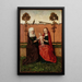 Virgin and Child with Saint Anne - Master of the Sibyl Tiburtine — framed artwork on a wall