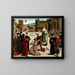 The Prophecy of the Tiburtine Sibyl - Master of the Tiburtine Sibyl — framed artwork on a wall