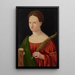 Saint Catherine of Alexandria - Master of the Twelve Apostles — framed artwork on a wall