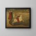 The Rape of Europa - Master of 1441 — framed artwork on a wall